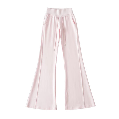Women’s flared lounge pants with a high waist and practical side pockets Chic and Style