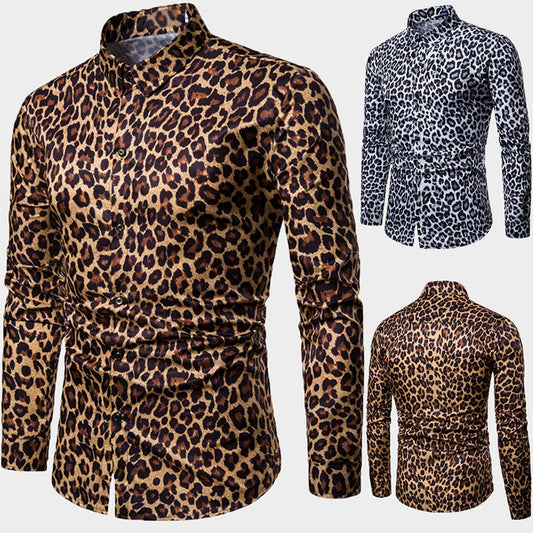 Chemise pour hommes avec un motif animal saisissant Chic und Stil
