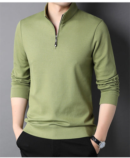 Men's turtleneck pullover with zipper Chic und Stil