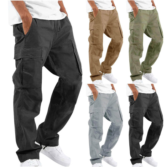Men's cargo pants with multifunctional pockets and relaxed fit Chic and Style