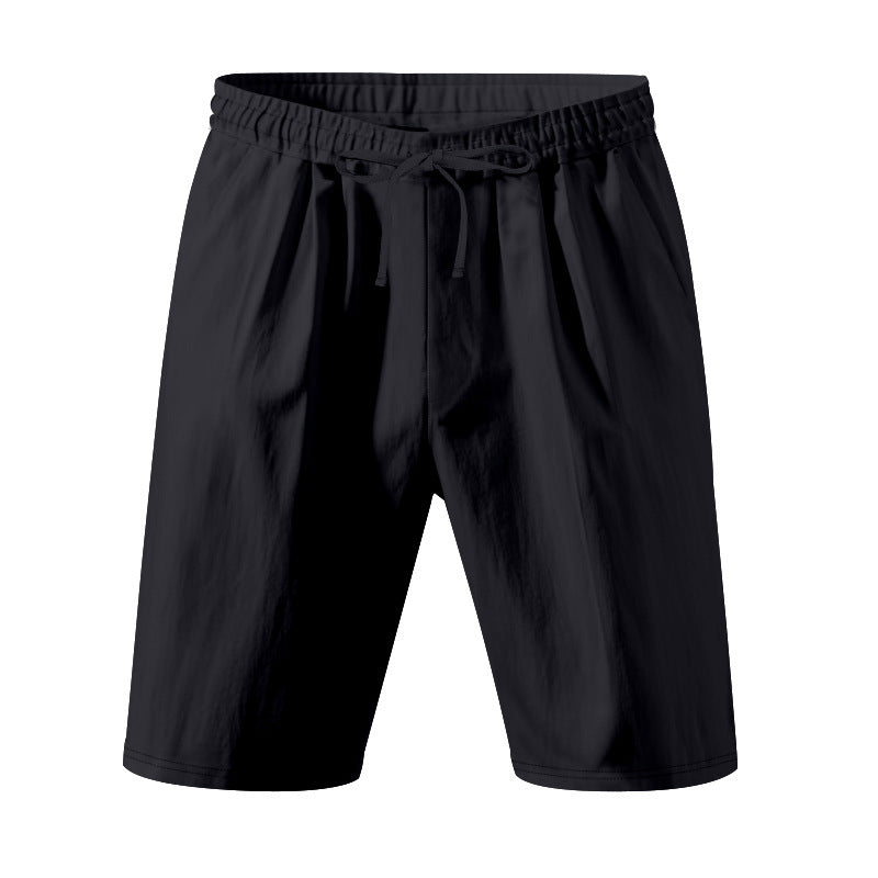 Shorts de loisirs pour hommes en matériau léger et respirant avec une taille élastique Chic und Stil