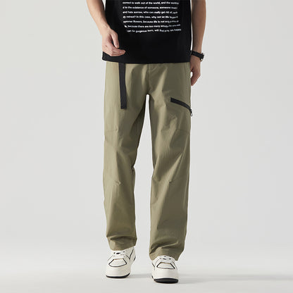 Functional Outdoor Pants for Men with Chic and Stylish Breathable Inserts