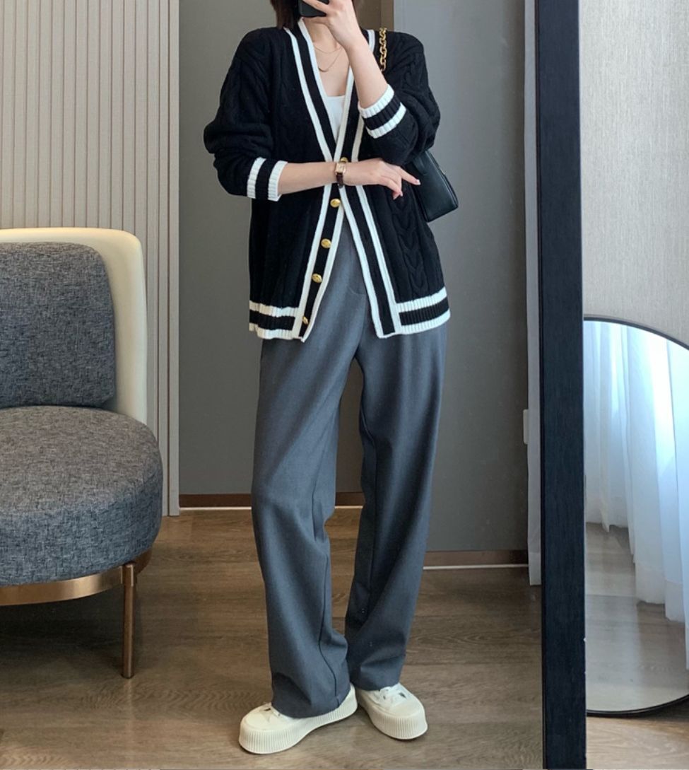 Dames gilet avec design de tresse élégant Chic und Stil