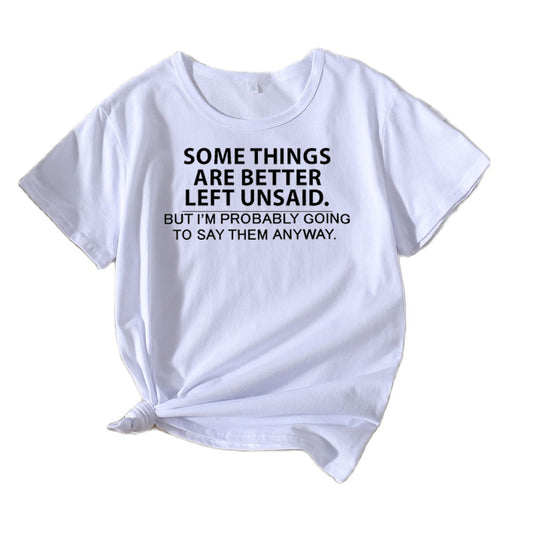 T-shirt graphique amusant pour femmes Chic und Stil