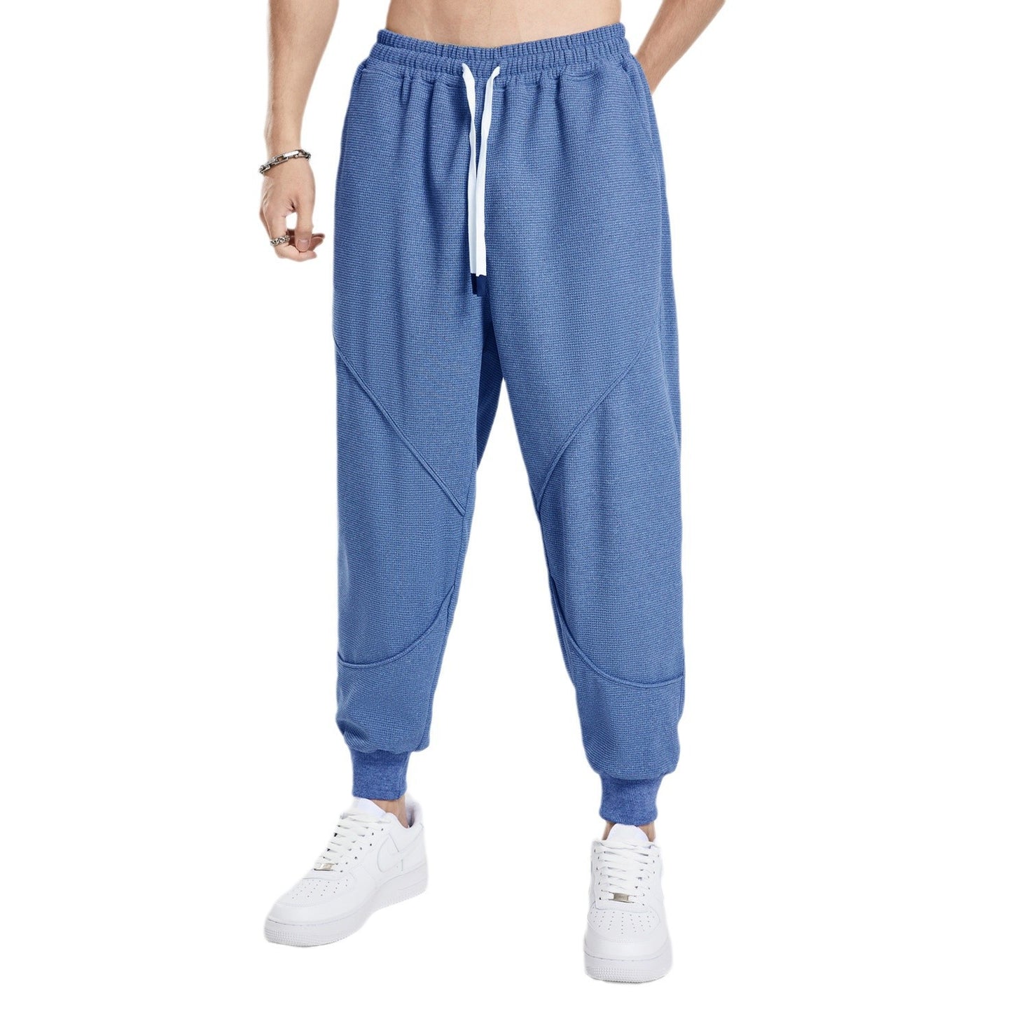 Men's sports pants with quilted design Chic and Style