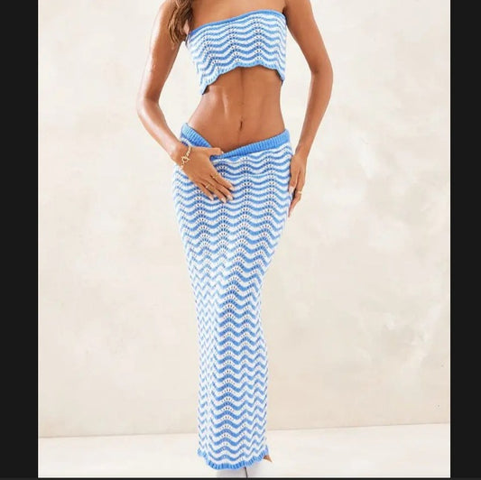 Robes bandeau pour femmes avec un design en crochet élégant Chic und Stil