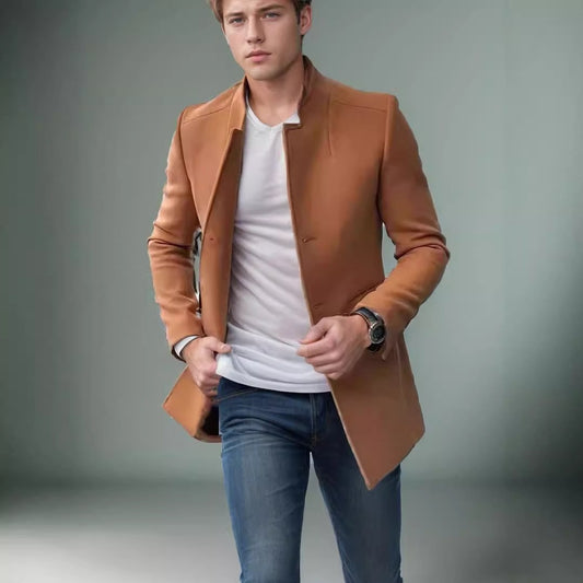 Blazer ajusté à la mode pour hommes Chic und Stil