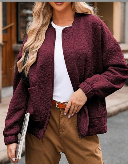 Dame veste oversize matelassée Chic und Stil