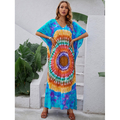Femmes Bohemian robe de plage en drap de papillon Chic und Stil