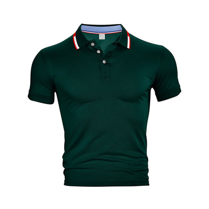 Polo shirt pour hommes avec col structuré et technologie respirante Chic und Stil