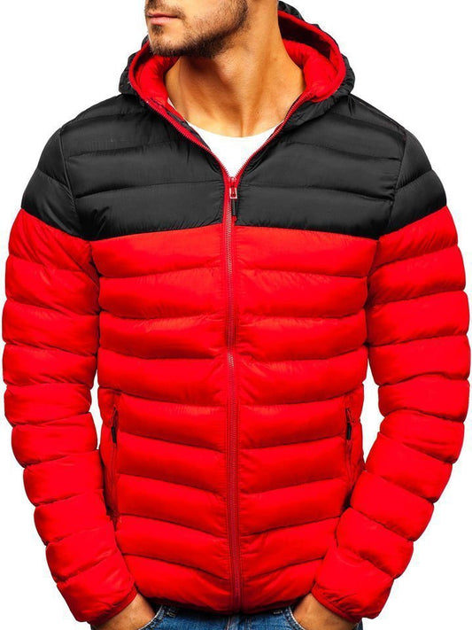 Veste fonctionnelle pour hommes avec capuche et design matelassé Chic und Stil