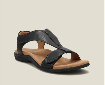 Sandales de loisirs pour femmes avec des sangles réglables et un coussin de pied ergonomique Chic und Stil