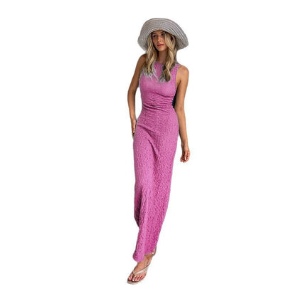Robe maxi structurée élégante pour femmes Chic und Stil