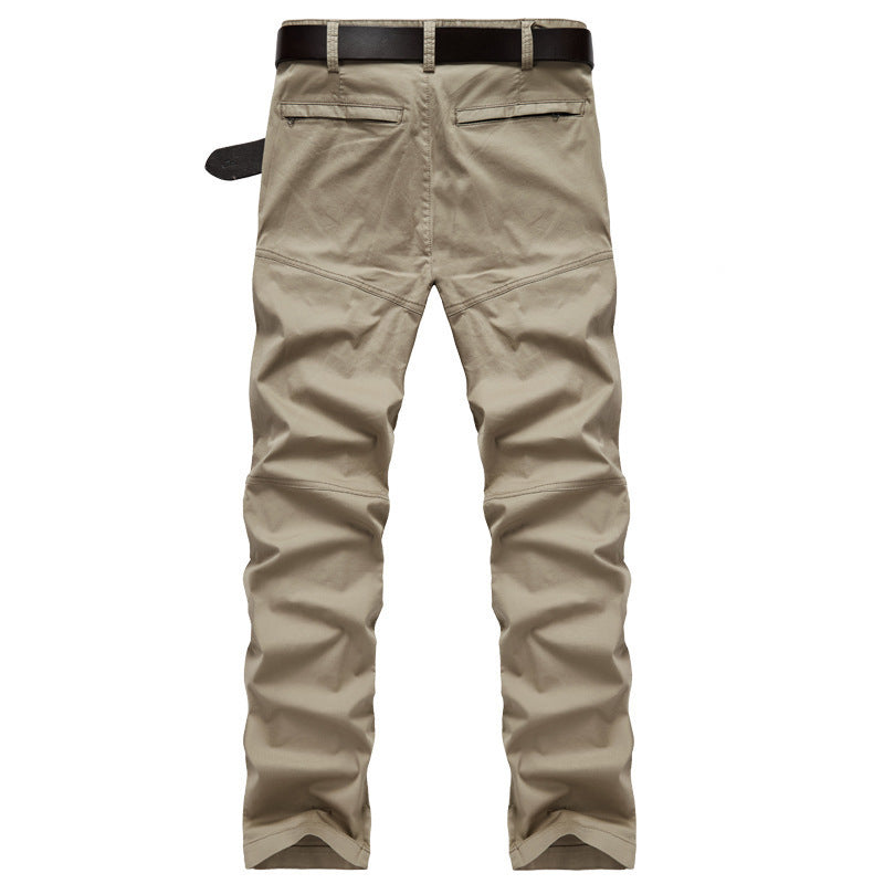 Robust men's multi-pocket work pants Chic and Style