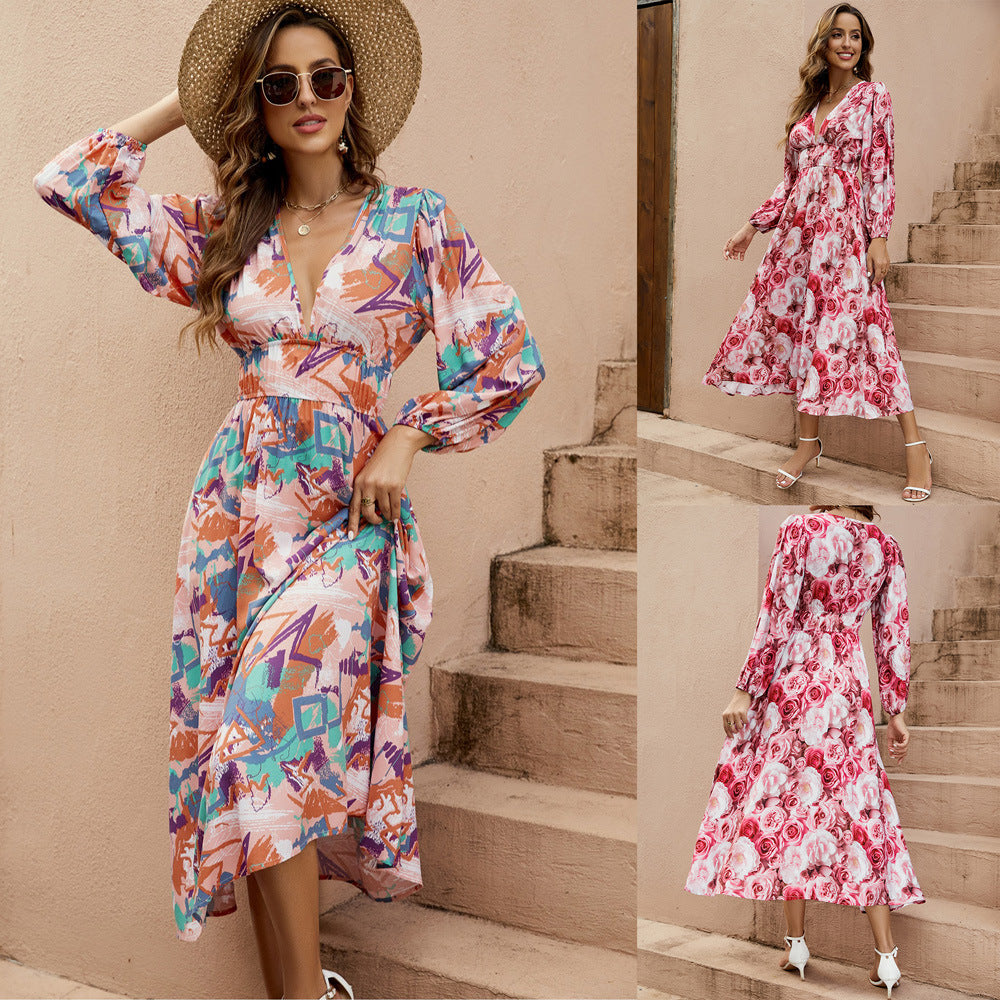 Robe maxi enveloppante Chic und Stil pour femmes