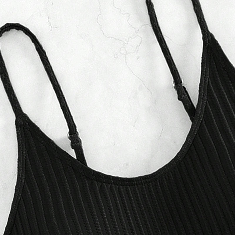 Dames Bralette Rib Sans Coutures Chic und Stil