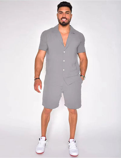 Chemise à manches courtes pour hommes Set Chic und Stil