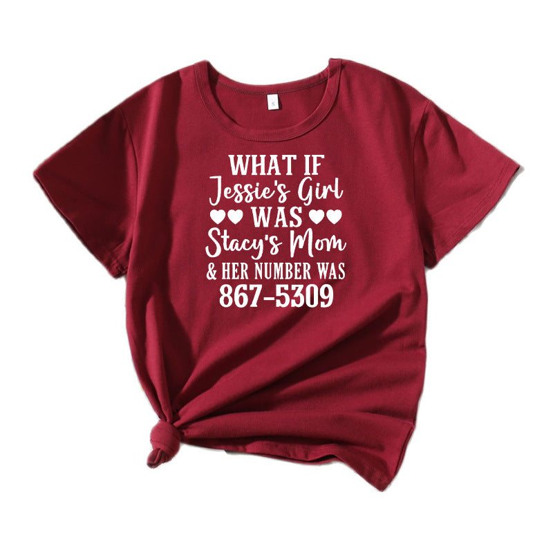 Dames de loisirs T-shirt graphique humoristique Chic und Stil