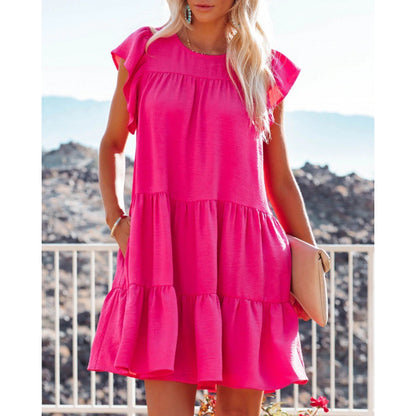 Robe à volants pour femmes Été Chic und Stil