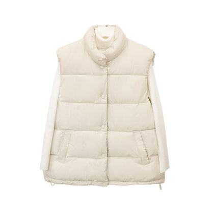 Dames gilet matelassé avec col montant et poches pratiques Chic und Stil 1759841789