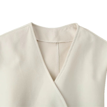 Dames élégante veste à nouer avec ceinture Chic und Stil