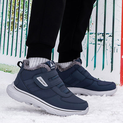 Baskets d'hiver isolées pour femmes avec une fermeture velcro pratique et une doublure intérieure douce Chic und Stil