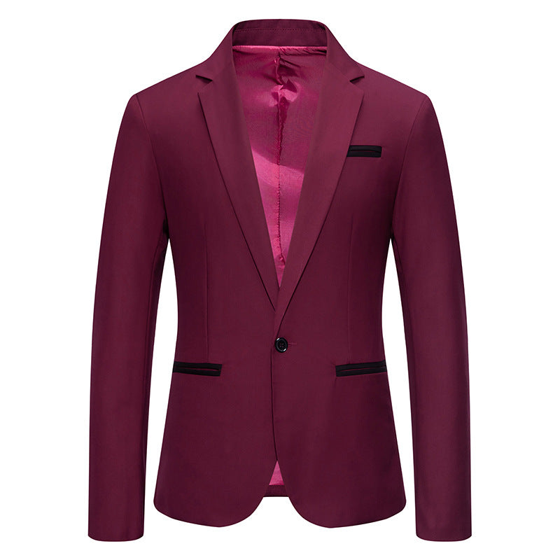 Elegant men's jacket with a modern cut and delicate Chic and Style accents