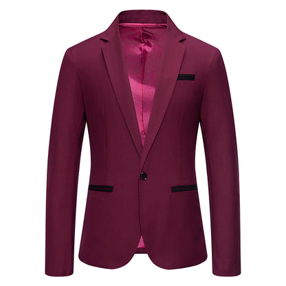Elegant men's jacket with a modern cut and delicate Chic and Style accents