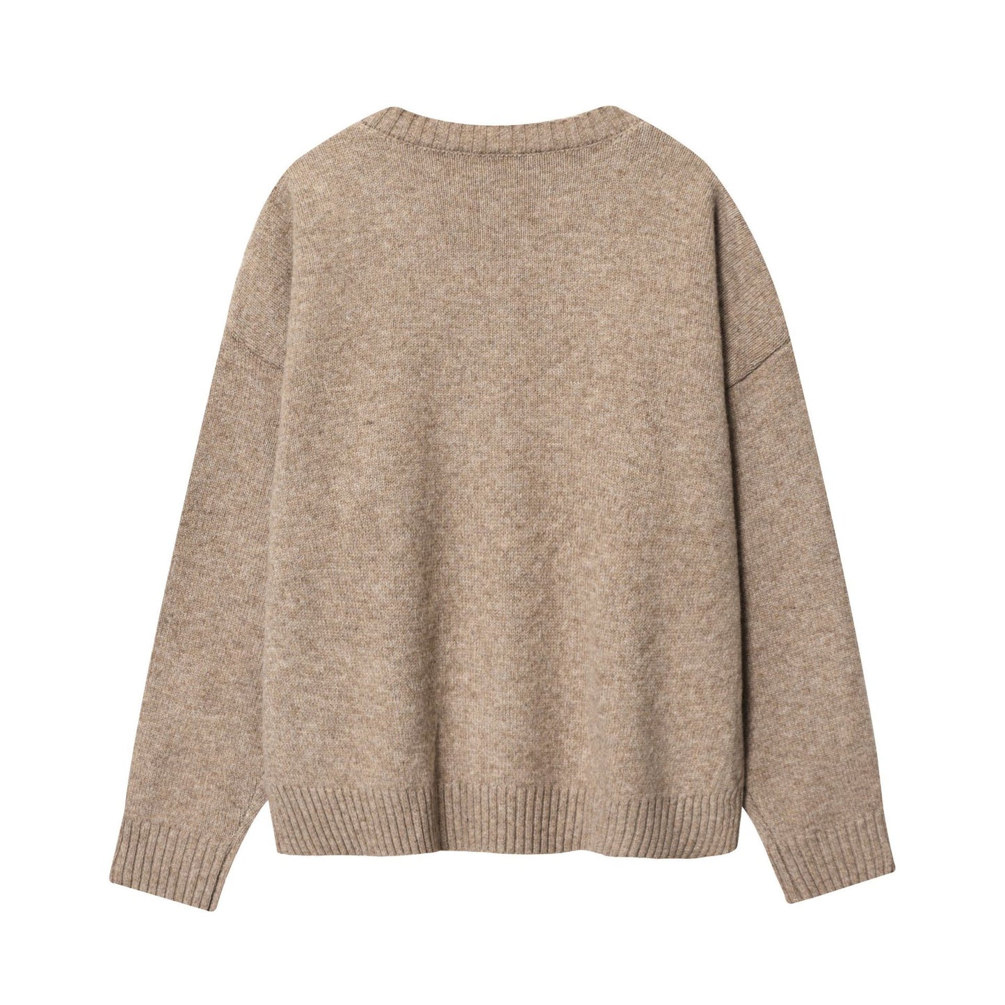 Dames pull en cachemire avec col V et coupe décontractée Chic und Stil