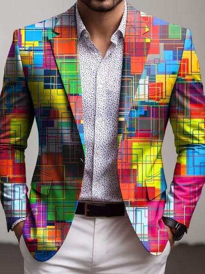 Creative blazer for men with chic pocket and style