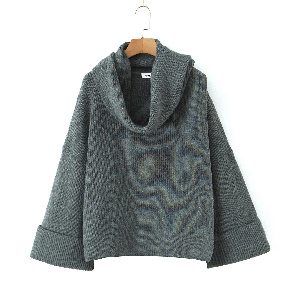 Pull à col roulé chic en grosse maille pour femmes Chic und Stil