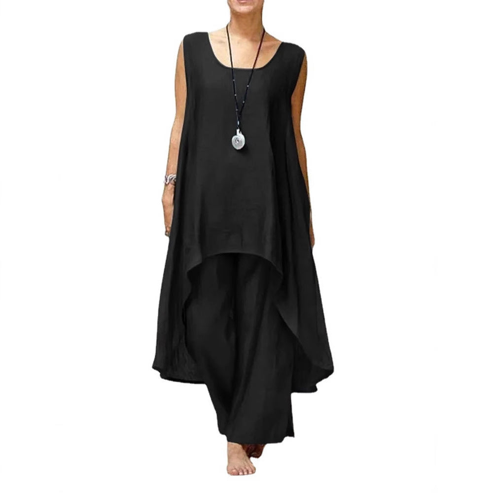 Combinaison maxi tunique fluide pour femmes Chic und Stil
