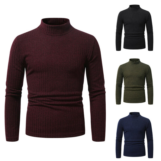 Pull col roulé en maille fine pour hommes Chic und Stil