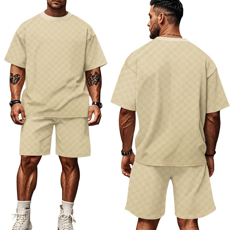 Ensemble décontracté pour hommes avec t-shirt oversize et shorts Chic und Stil