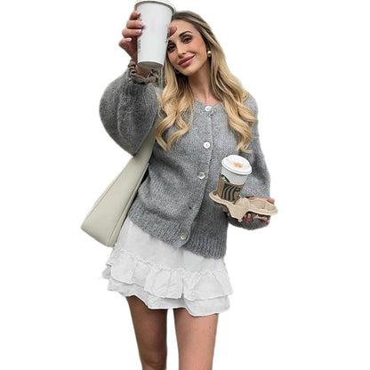 Cardigan en tricot douillet pour femmes Chic und Stil