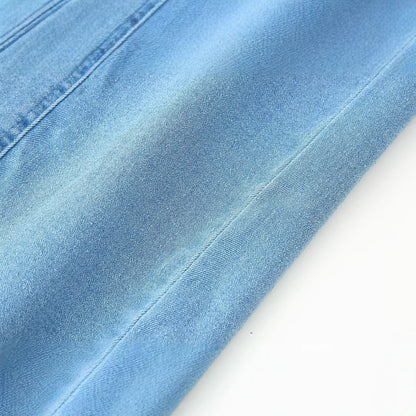 Robe en jean pour femmes au style élégant de chemisier avec fermeture à boutons Chic und Stil