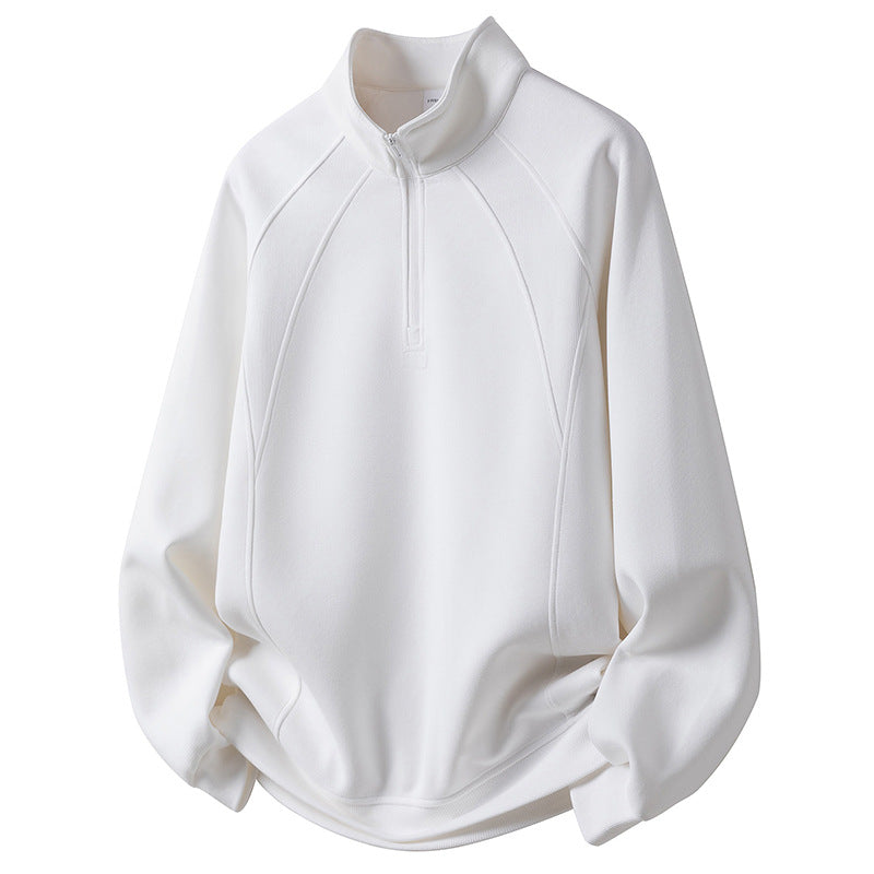 Dames Pull à demi-fermeture éclair sportif Chic und Stil