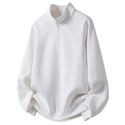 Dames Pull à demi-fermeture éclair sportif Chic und Stil