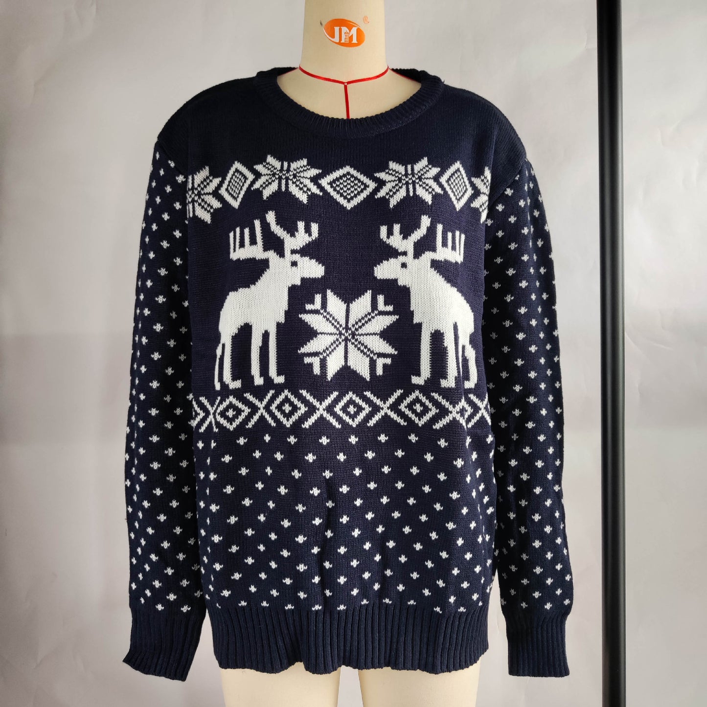 Pull Noël pour femmes avec motif de renne et motif norvégien classique Chic und Stil