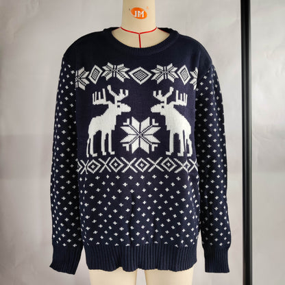 Pull Noël pour femmes avec motif de renne et motif norvégien classique Chic und Stil