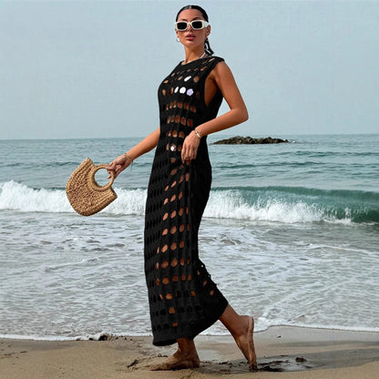 Robe maxi femme avec motif en dentelle délicat Chic und Stil