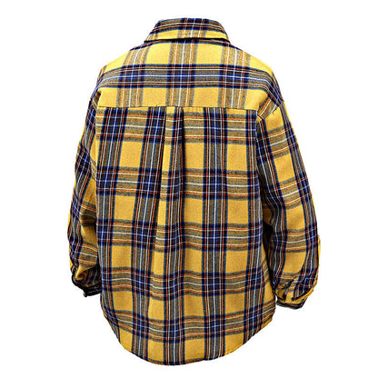 Chemise en flanelle pour hommes avec design à carreaux et poche poitrine appliquée Chic und Stil