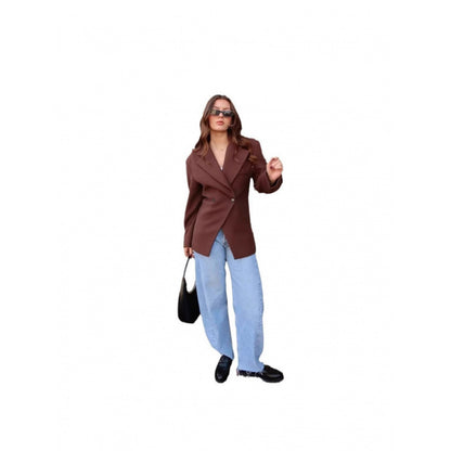 Dames Élégant Blazer Oversize avec design doublé Chic und Stil