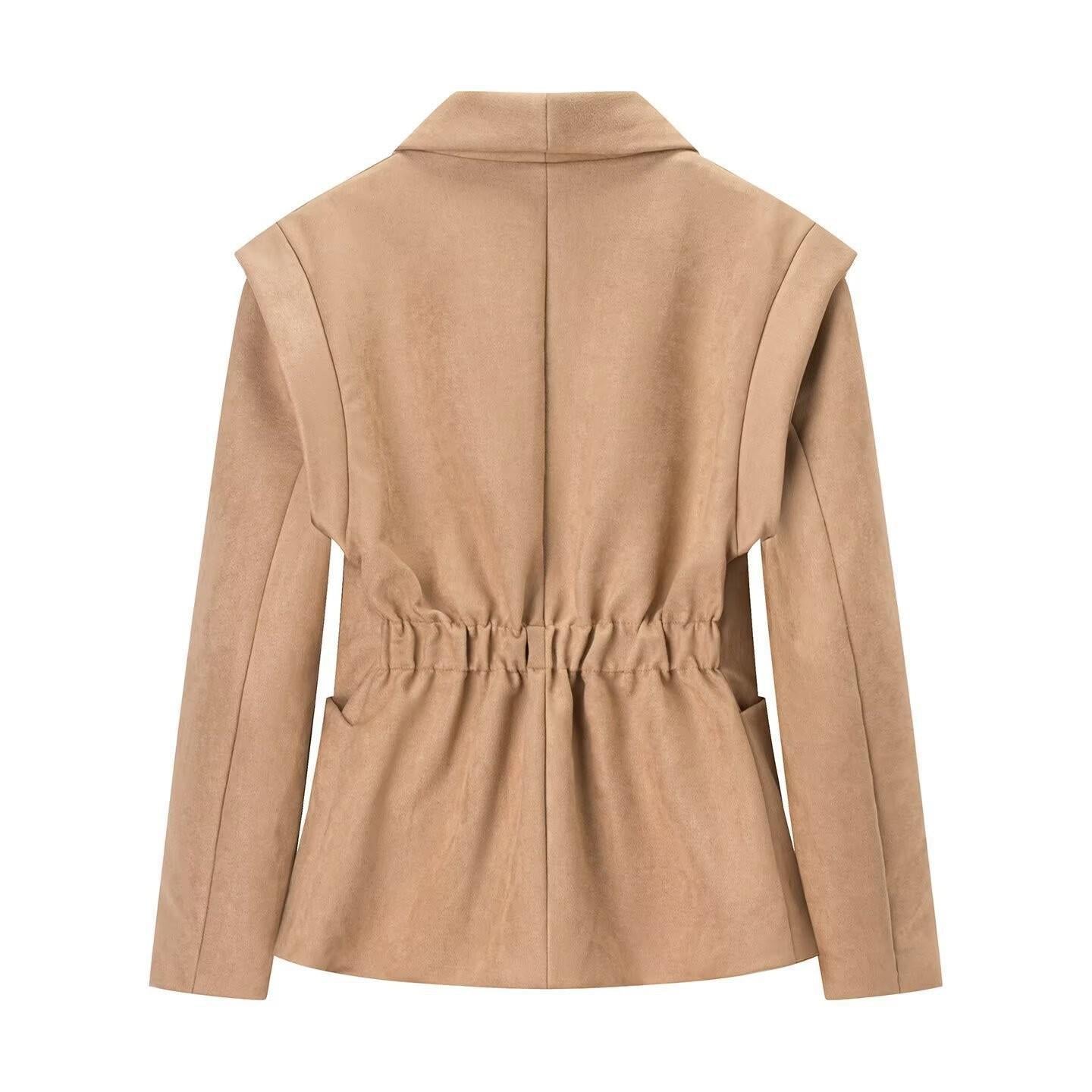 Elegant blazer jacket for women with structured design and trendy details Chic and Style