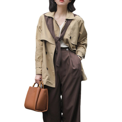Veste trench ceinturée élégante pour femme Chic und Stil