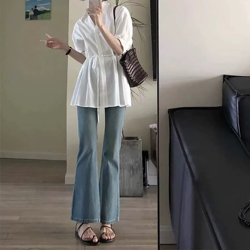 Robe chemise décontractée surdimensionnée pour femmes Chic und Stil