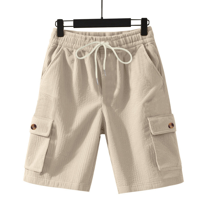 Shorts cargo décontractés pour hommes avec taille élastique et poches latérales pratiques Chic und Stil
