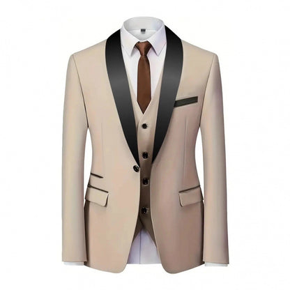 Costume élégant pour homme avec veste cintrée et gilet Chic und Stil
