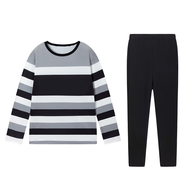 Leisure set for women with a striped top and matching pants Chic and Style
