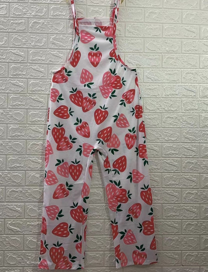 Dames combinaison salopette imprimé artistique Chic und Stil